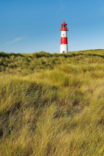 Lighthouse List-Ost am Ellenbogen on the island of Sylt, Germany
