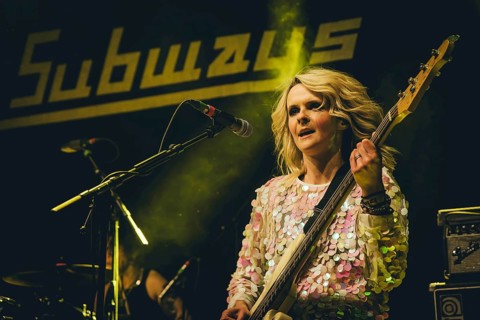 Charlotte Cooper, singer and bass player from The Subways live on For Eternity Tour 2025 at Hole44