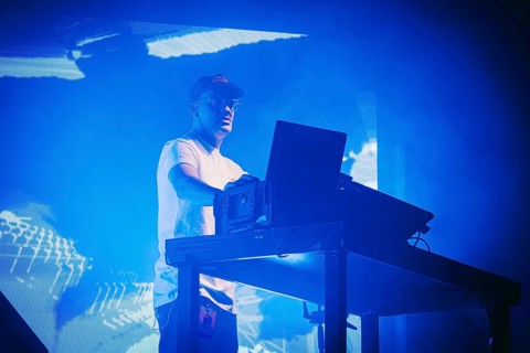 Fritz Kalkbrenner live on Continentego tour 2025 in Berlin's Columbiahalle on 27.11.2025