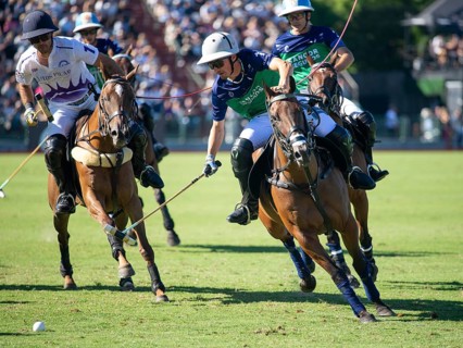 Scene at the 132nd Argentinean Open Polo Championship (Spanish 132nd Abierto Argentino de Polo de