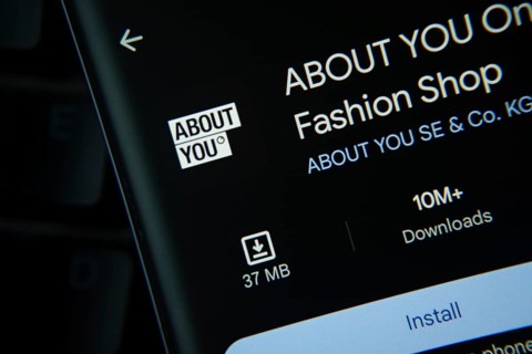 Dhaka, Bangladesh- 21 Nov 2025: About You app from Google Playstore is displayed on a smartphone