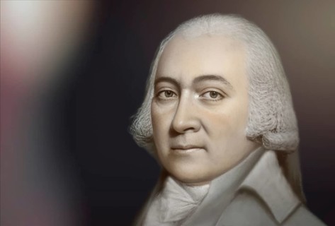 Portrait of John Adams, 1735 - 1826, second President of the United States, digitally optimized,