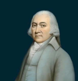 Portrait of John Adams, 1735 - 1826, second President of the United States, digitally optimized,