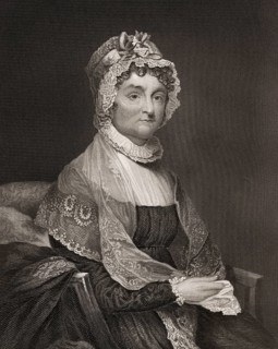 Abigail Smith Adams, 1744 - 1818, wife of John Adams, 1735 - 1826, second President of the United