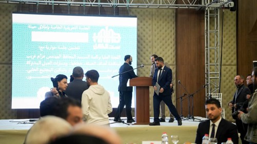 Gaziantep, Turkey – November 20, 2025: Aleppo Governor Azzam Al-Ghareeb paid an official visit to