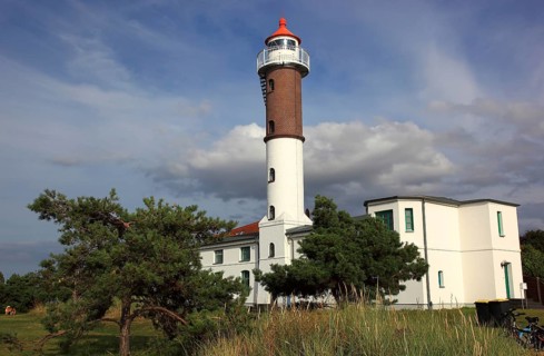 Timmendorf lighthouse on the island of Poel on the Baltic Sea, Northwest Mecklenburg district,