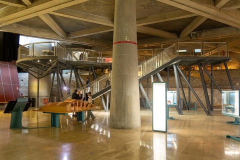 Museo del Foro de Caesaraugusta, Roman forum museum, Zaragoza, Aragon, Spain