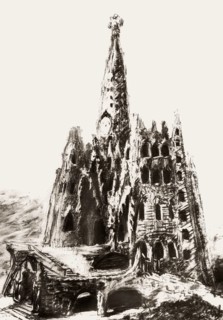 Architectural study of the Church of Colònia Güell, Cripta de la Colònia Güell, Santa Coloma de