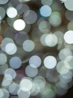 Soft, unfocused lights creating a dreamy, festive bokeh effect, ideal for backgrounds and holiday