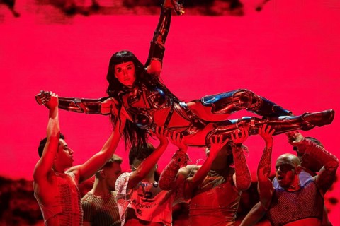 Katy Perry live on The Lifetime Tour 2025 in Berlin's Uber Arena on 21.10.2025