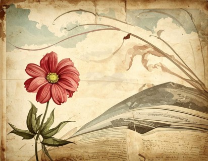 Grunge old public newspaper, texture background wallpaper illustration, vintage tattered yellow