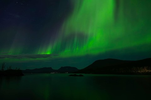Magical Northern Lights over Abisko, Lapporten and Lake Torneträsk