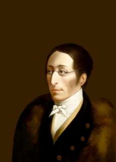Carl Maria von Weber, 1786 - 1826, German composer, conductor and pianist, digitally edited after a