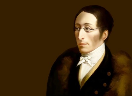 Carl Maria von Weber, 1786 - 1826, German composer, conductor and pianist, digitally edited after a