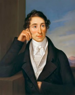 Carl Maria von Weber, 1786 - 1826, German composer, conductor and pianist, digitally edited after a