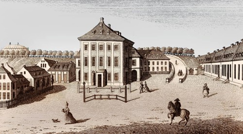 The Morettische Opernhaus, also Moretti-Theater, opera house, small court theatre, 1784, Dresden,
