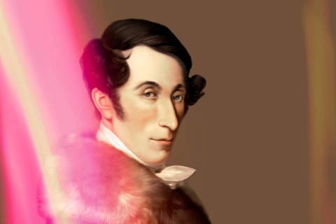 Carl Maria von Weber, 1786 - 1826, German composer, conductor and pianist, digitally edited after a