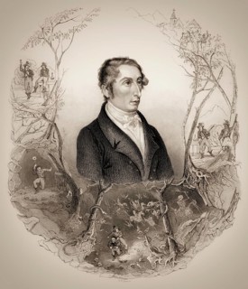 Carl Maria von Weber, 1786 - 1826, German composer, conductor and pianist, digitally edited