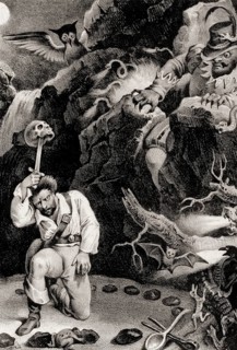 Scene from Act 2, the Romantic opera Der Freischütz by Carl Maria von Weber, 1786 - 1826, German