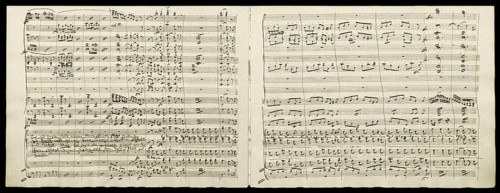 Notesheet from the Romantic opera Der Freischütz by Carl Maria von Weber, 1786 - 1826, German