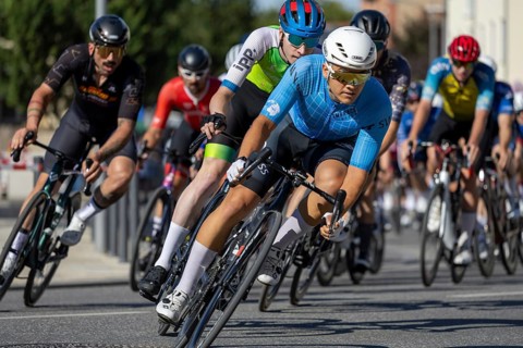 42nd Kerwe cycle race in Mutterstadt, Palatinate. Prize of the municipality & Sparkasse Vorderpfalz