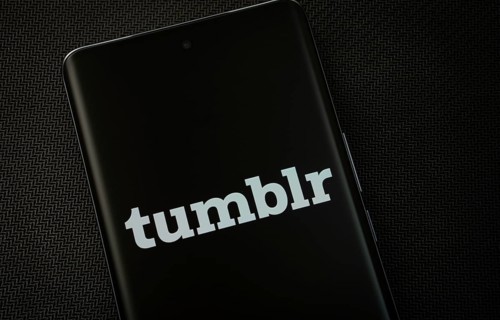 Dhaka, Bangladesh- 08 Aug 2025: Tumblr logo is displayed on a smartphone screen