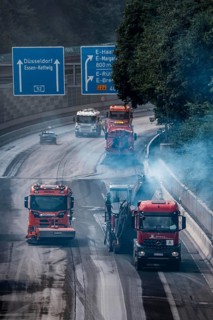 Rehabilitation of the A52 motorway near Essen, an 8 km long section between the Essen-Kettwig