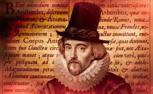 Portrait of Sir Francis Bacon, 1561 - 1626, English lawyer, statesman, essayist, historian,