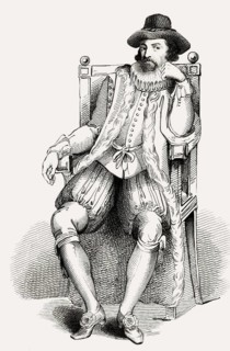 Portrait of Sir Francis Bacon, Baron Baco of Verulam, 1561 - 1626, English lawyer, statesman,