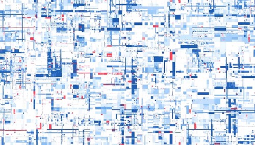 Abstract creative glitch overlay texture. Geometric pixel pattern, AI generated