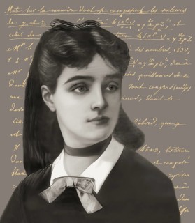 Portrait of Marie-Sophie Germain, 1776 –1831, French mathematician, physicist and philosopher,