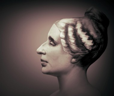 Bust of Marie-Sophie Germain, 1776 –1831, French mathematician, physicist and philosopher,