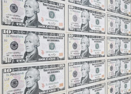 10 US dollar notes, 10 dollar banknotes