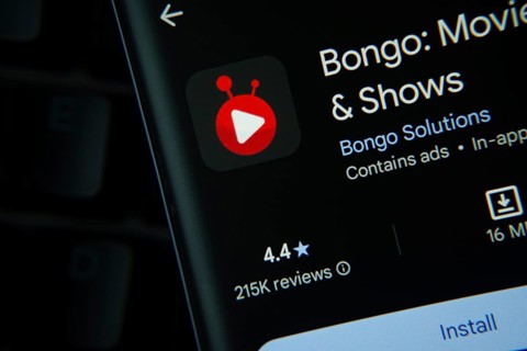 Dhaka, Bangladesh- 27 July 2025: Bongo app from Google Playstore is displayed on a smartphone