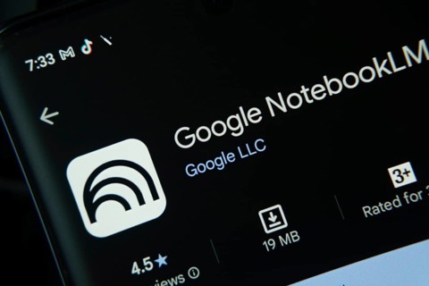 Dhaka, Bangladesh- 27 July 2025: Google NotebookLM app from Google Playstore is displayed on a