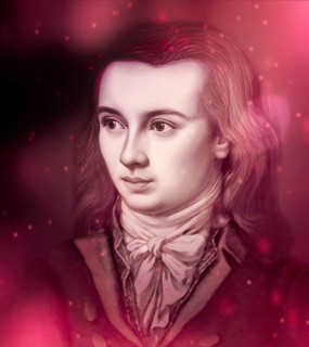 Portrait of Georg Philipp Friedrich Freiherr von Hardenberg, pseudonym and pen name Novalis, 1772 -