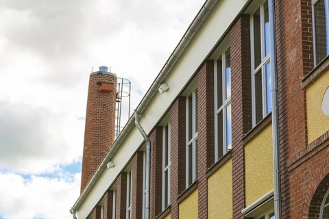 New town hall in the former Kindler corset factory, former Gotthold Kindler and Cie. corset