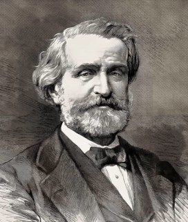 Giuseppe Verdi, 1813 – 1901, Italian opera composer, digitally edited