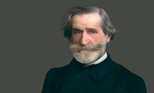 Giuseppe Fortunino Francesco Verdi, 1813 – 1901, Italian composer, digitally edited after a