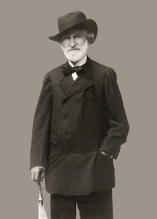 Giuseppe Fortunino Francesco Verdi, 1813 – 1901, Italian composer, digitally edited after a
