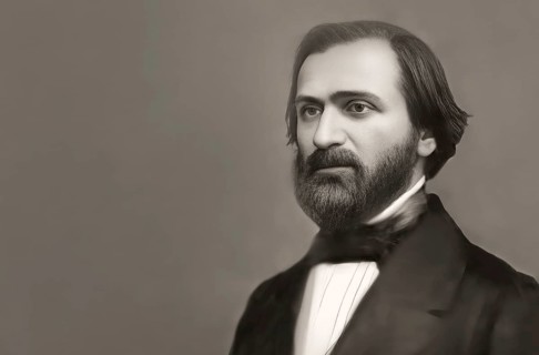 Giuseppe Verdi, 1813 – 1901, Italian opera composer, digitally edited