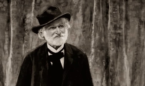 Giuseppe Fortunino Francesco Verdi, 1813 – 1901, Italian composer, digitally edited after a