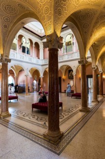 Interior view, Villa Ephrussi de Rothschild, Saint-Jean-Cap-Ferrat, Cap Ferrat, Alpes Maritimes,