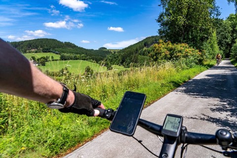 Sauerlandring cycle path, an 84 km long circular cycle path between the towns of Finnentrop,