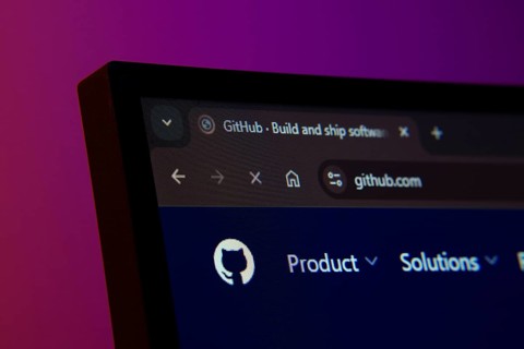 Dhaka, Bangladesh- 02 June 2025: Close-up of a computer screen displaying the Github web interface