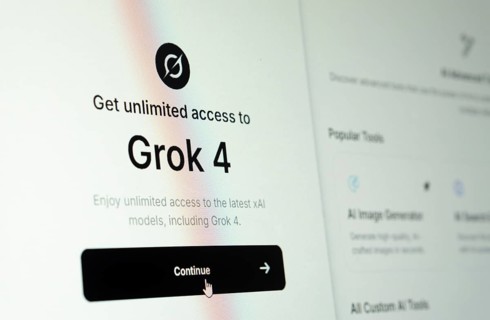 Offer for unlimited access to Grok 4, highlighting advanced xAI models
