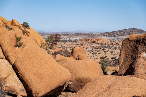 Rock formation, Pontok Mountains, Great Spitzkoppe, Spitzkoppe, Great Spitzkoppe Nature Reserve,