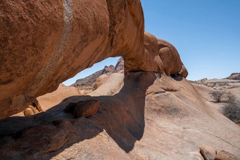 Rock arch, rock formation, Pontok Mountains, Great Spitzkoppe, Spitzkoppe, Great Spitzkoppe Nature
