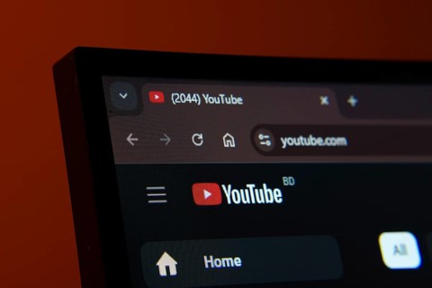 Dhaka, Bangladesh- 02 June 2025: Close-up of a computer screen displaying the youtube web interface