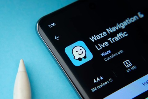 Dhaka, Bangladesh- 18 March 2025: Waze app from Google Playstore is displayed on a smartphone